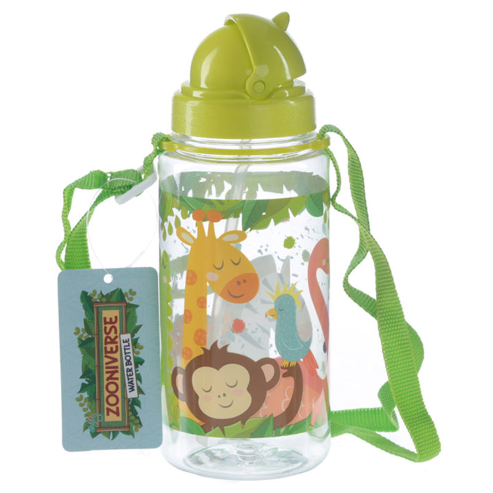 Zooniverse Zoo Animals 450ml Children's Water Bottle BOT10 by Puckator