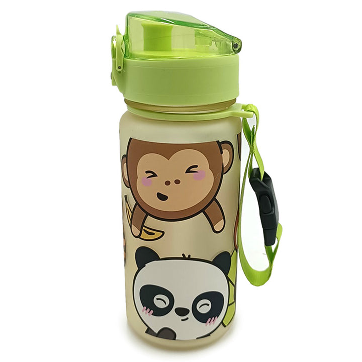 350ml Shatterproof Pop Top Children's Water Bottle - Adoramals Wild BOT212 by Puckator