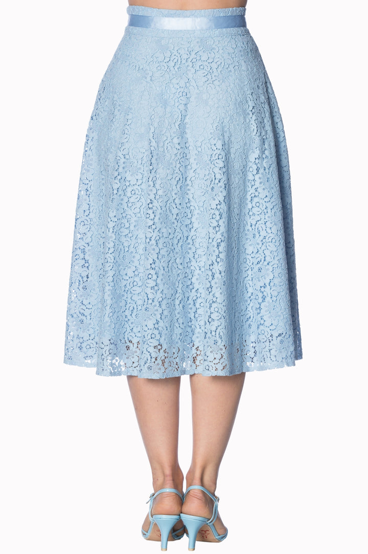 Banned Apparel - Love Lace Skirt by Banned Apparel