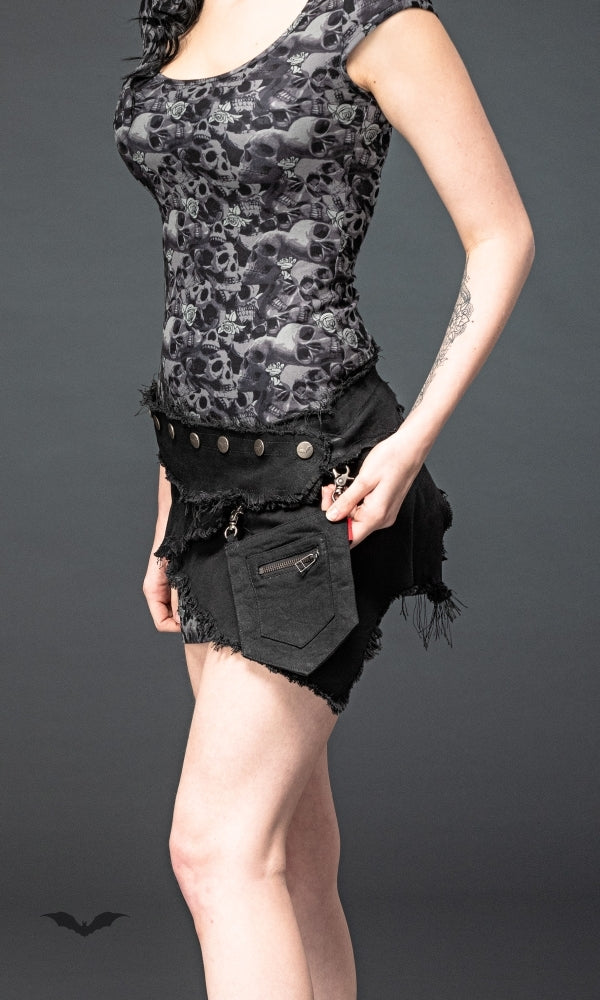 Queen of Darkness - Belt with removable pocket by Queen Of Darkness