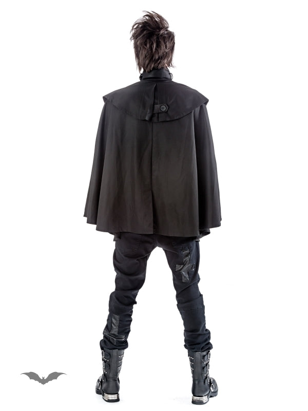 Queen of Darkness - Black Unisex Cape Jacket by Queen Of Darkness