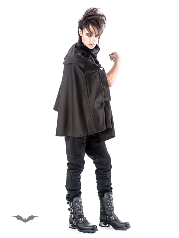 Queen of Darkness - Black Unisex Cape Jacket by Queen Of Darkness