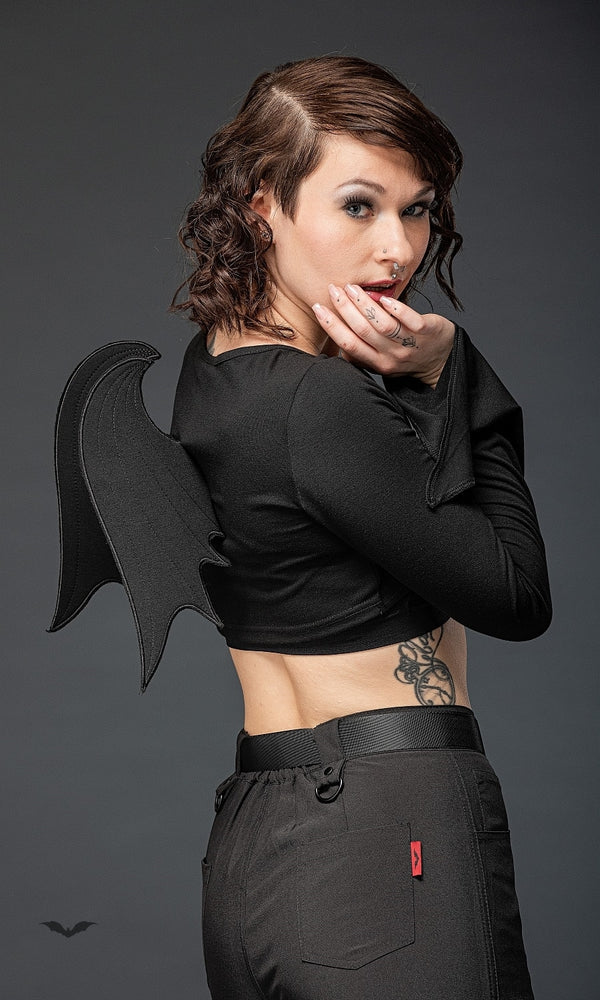 Queen of Darkness - Bolero jacket with wings on the backside by Queen Of Darkness