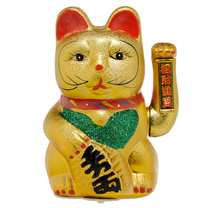 Decorative Waving Maneki Neko Ceramic Cat 21cm CAT177 by Puckator