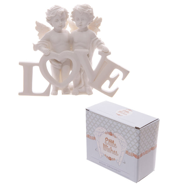 Cute LOVE Letters Cherub Couple CHE82