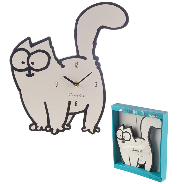 Decorative Simon's Cat Shaped Wall Clock CLCK01-0