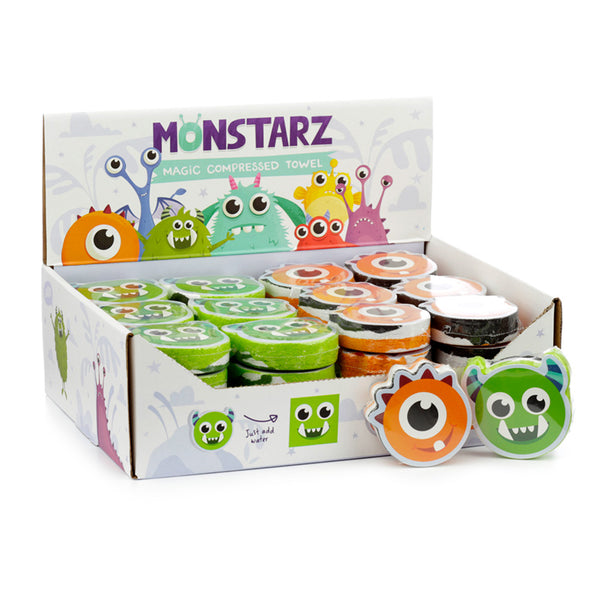 Compressed Travel Towel - Monster Monstarz CT01-0