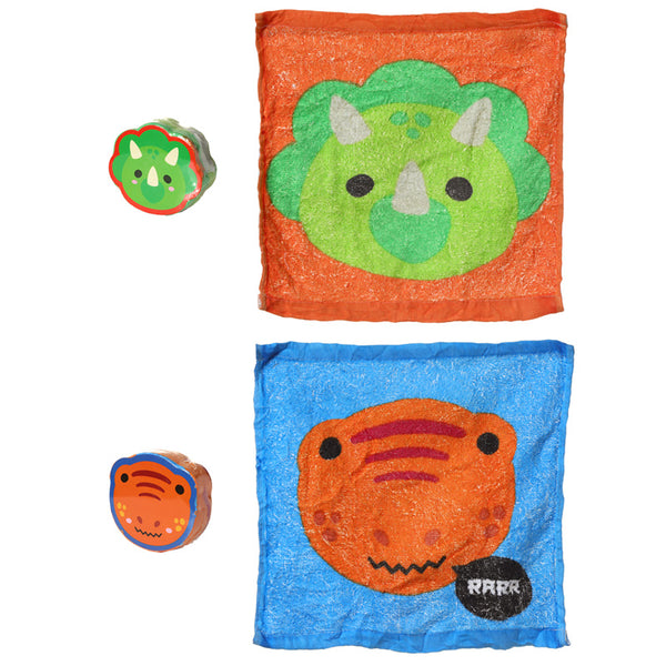 Compressed Travel Towel - Adoramals Cutiesaurs Dinosaur CT06