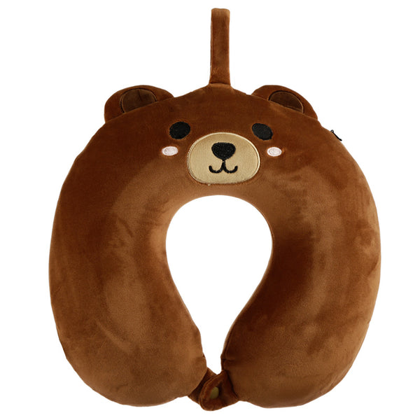 Bear Relaxeazzz Plush Memory Foam Travel Pillow CUSH239 by Puckator