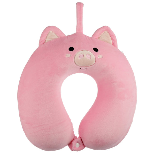 Pig Relaxeazzz Plush Memory Foam Travel Pillow CUSH242 by Puckator