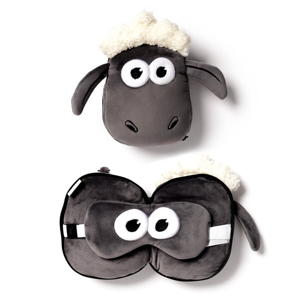 Relaxeazzz Travel Pillow & Eye Mask - Shaun the Sheep CUSH329-0