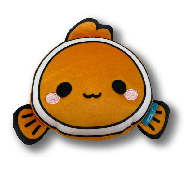 Relaxeazzz Travel Pillow & Eye Mask  - Finley the Clown Fish CUSH353 by Puckator