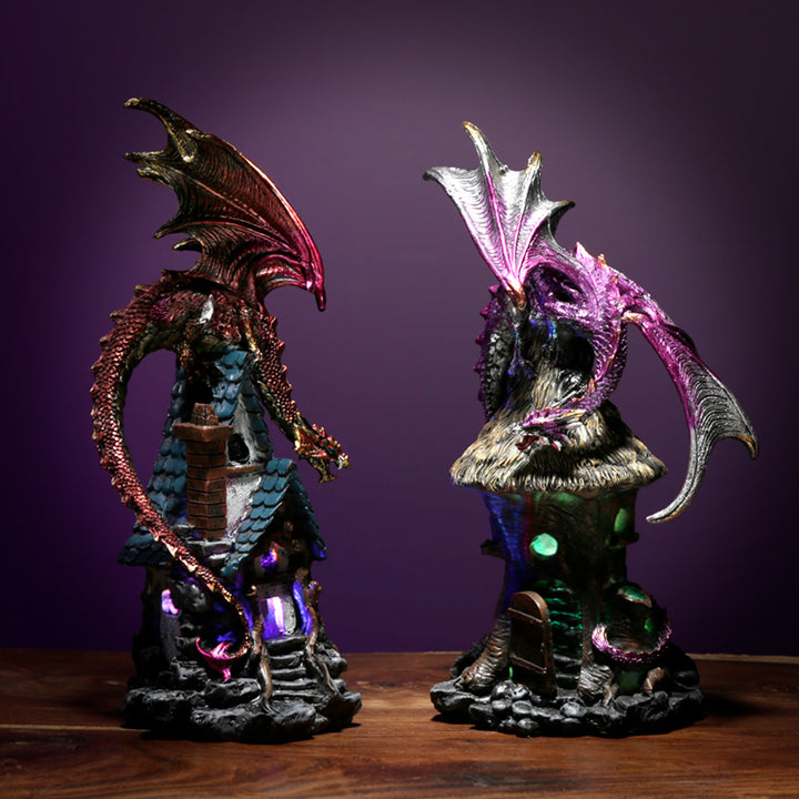 Collectable Dark Legends Dragon LED Woodland Spirit DRG491 by Puckator