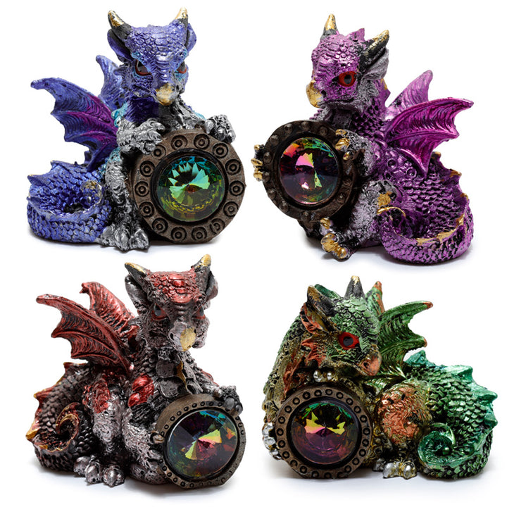 Elements Dragon - Gemstone Shield DRG545 by Puckator