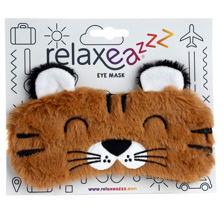 Fun Eye Mask - Plush Adoramals Tiger EPP34-0