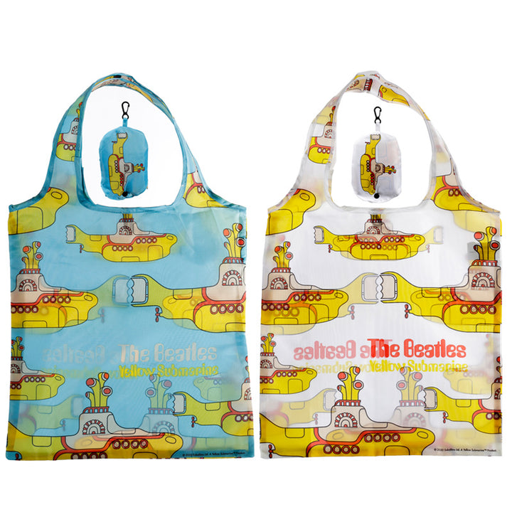 Handy Fold Up Yellow Submarine Shopping Bag with Holder FBAG17-0