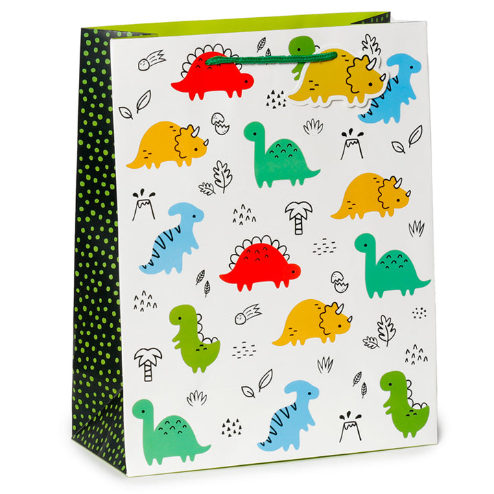 Gift Bag (Large) - Dinosauria Jr GBAG92A by Puckator