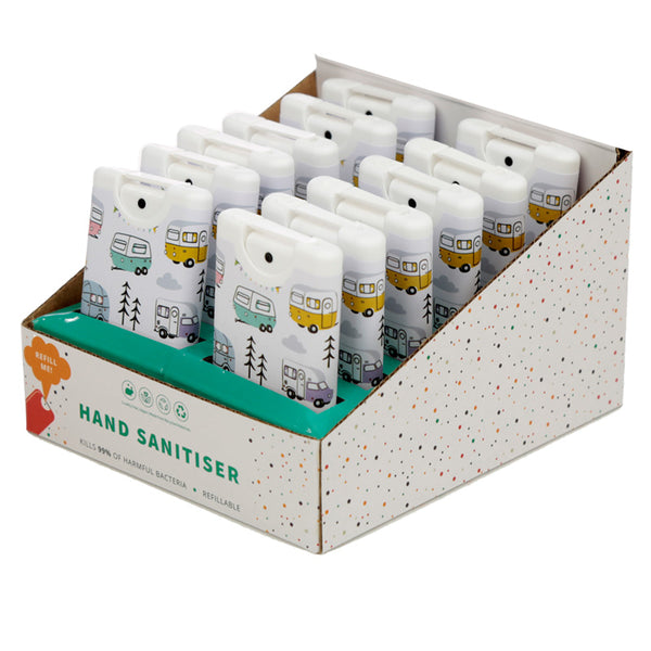 Wildwood Caravan Spray Hand Sanitisers HAND23 by Puckator