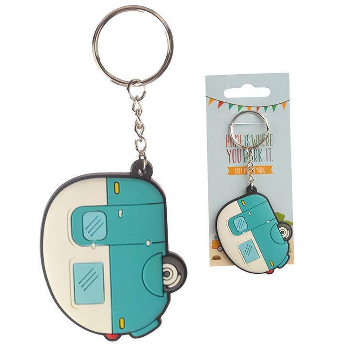 PVC Keyring - Caravan KEY128 by Puckator