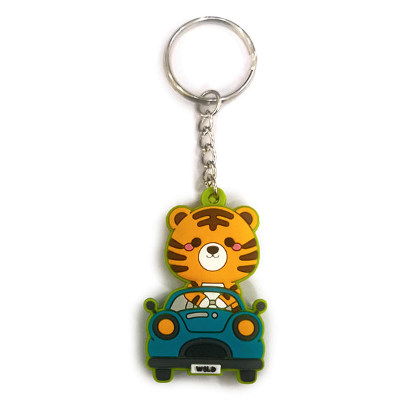 PVC Keyring - Alfie the Tiger Adoramals KEY285 by Puckator