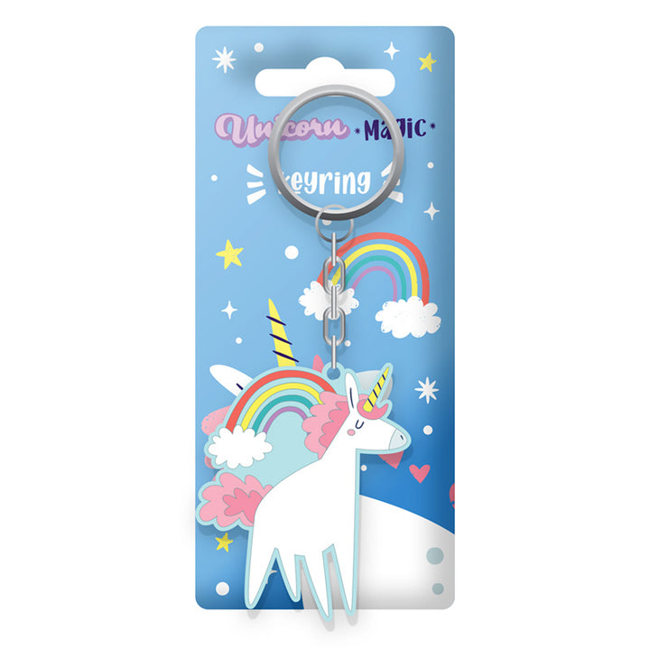 PVC Keyring - Unicorn Magic Pink KEY286-0