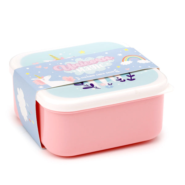 Lunch Boxes Set of 3 (S/M/L) - Unicorn Magic LBOX95-0