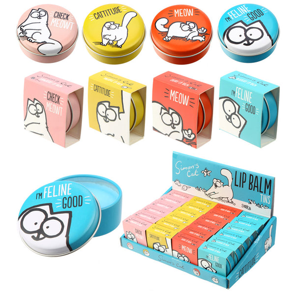 Funky Lip Balm in a Tin - Simon's Cat LIP61 by Puckator