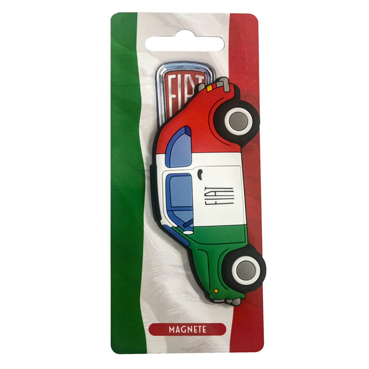 PVC Magnet - Fiat 500 Italian Flag MAGNP55-0