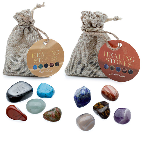 Set of 5 Protection & Friendship Stones MIN37 by Puckator