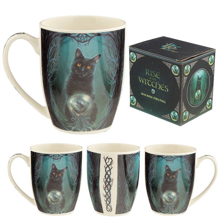 Rise of the Witches Cat Lisa Parker Porcelain Mug MULP46 by Puckator