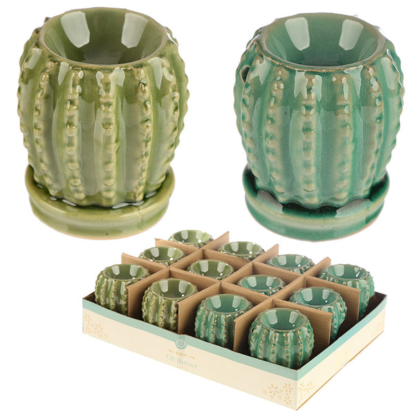 Mini Ceramic Oil Burner - Cactus OB277-0