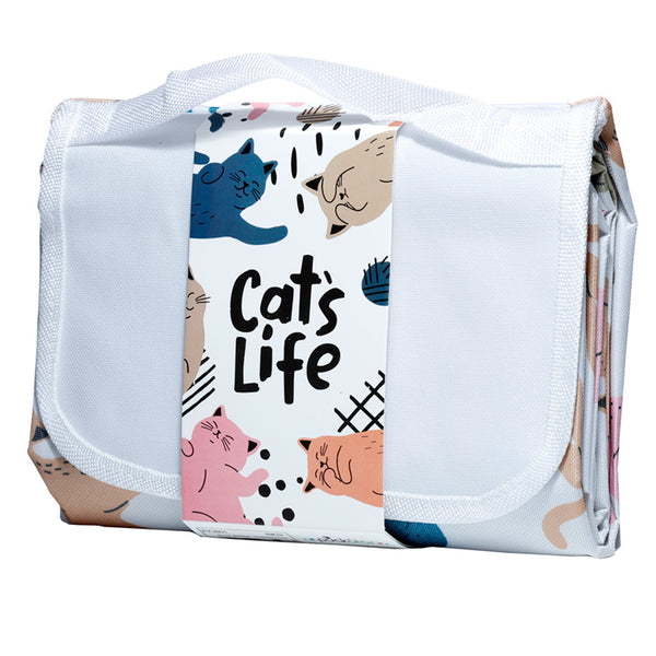 Cat's Life Picnic Blanket PICB01 by Puckator