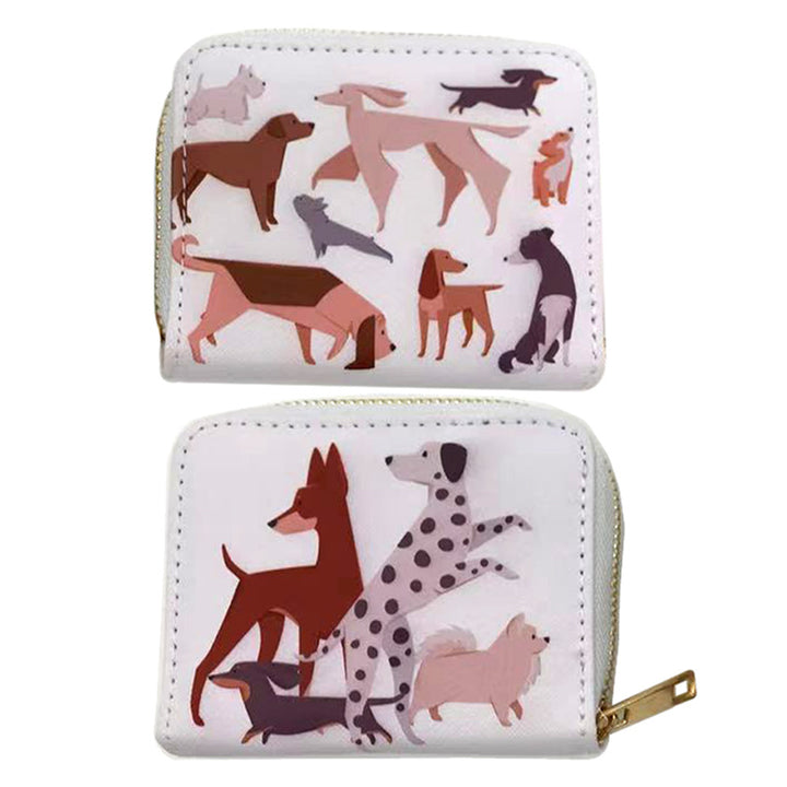 Small Zip Around Wallet - Barks Dog PUR131-0