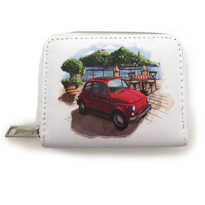 Small Zip Around Wallet - Fiat 500 PUR140-0