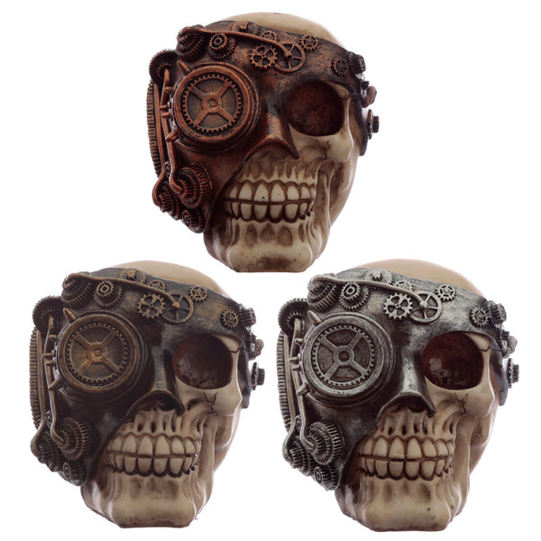 Fantasy Steampunk Skull Ornament SK304