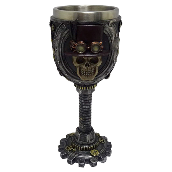 Decorative Goblet - Steampunk Skull SK372-0