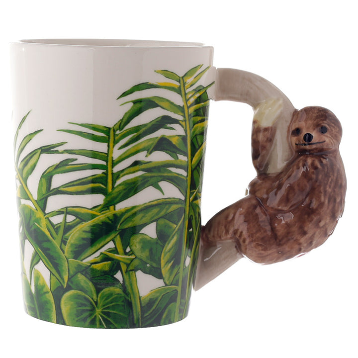 Ceramic Sloth Shaped Handle Mug SMUG183 by Puckator