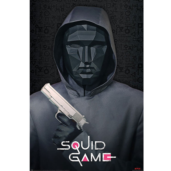 Squid Game Poster Mask Man 266 by Squid Game