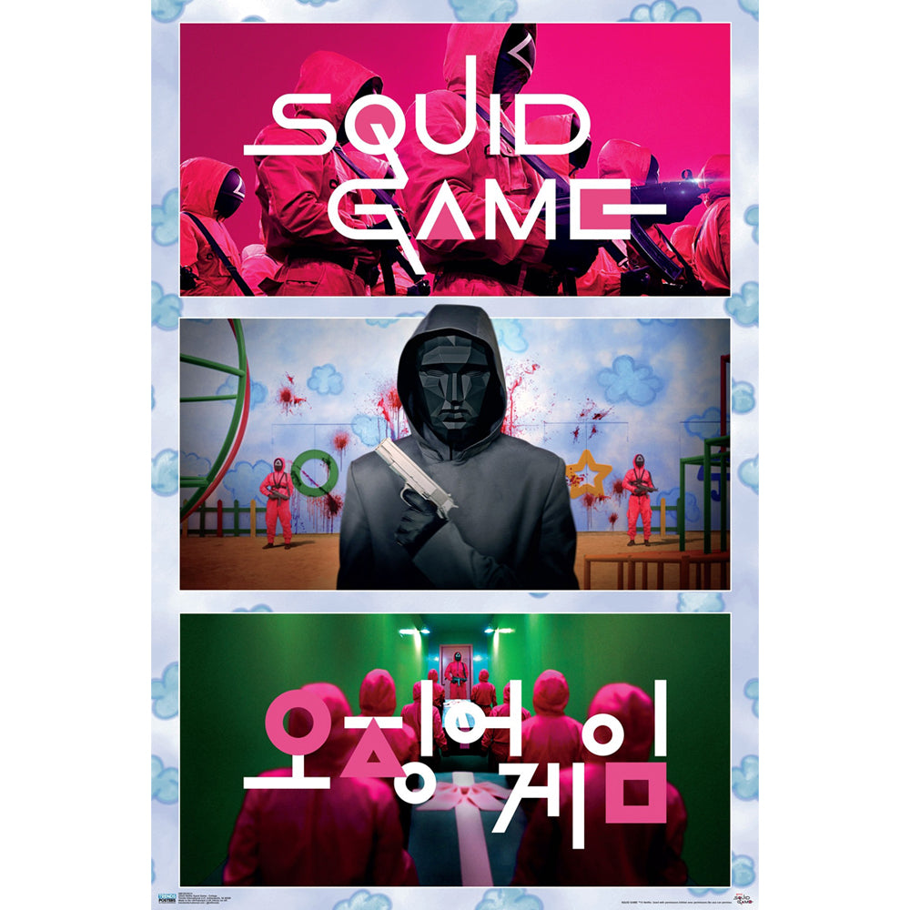 Squid Game Poster Collage 81 by Grin Entertainment Store