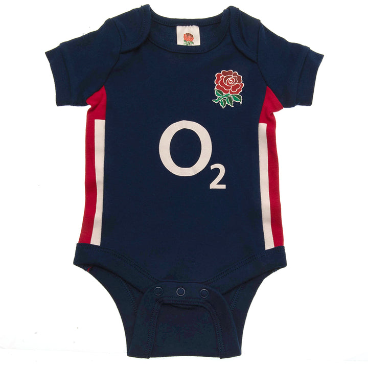 England RFU 2 Pack Bodysuit 12-18 Mths RB by England RFU