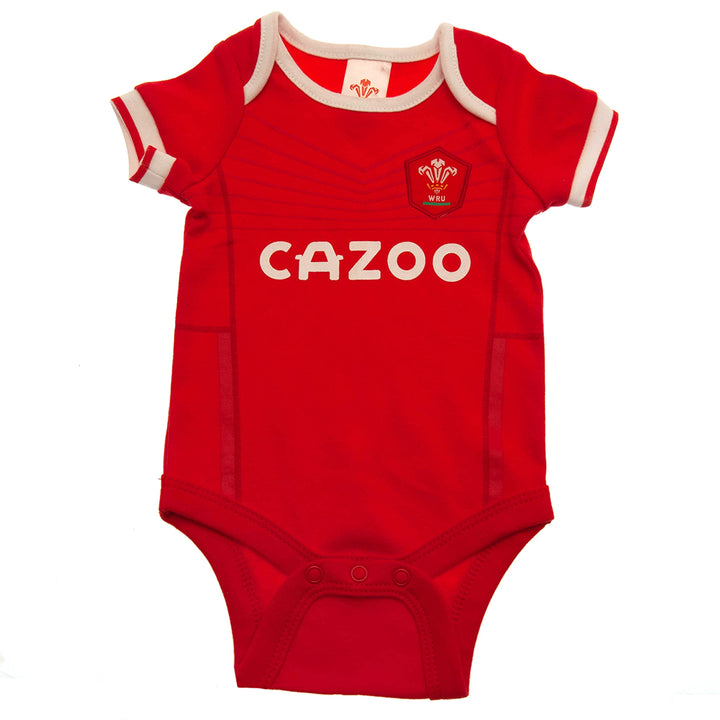 Wales RU 2 Pack Bodysuit 3-6 Mths PC by Wales RU