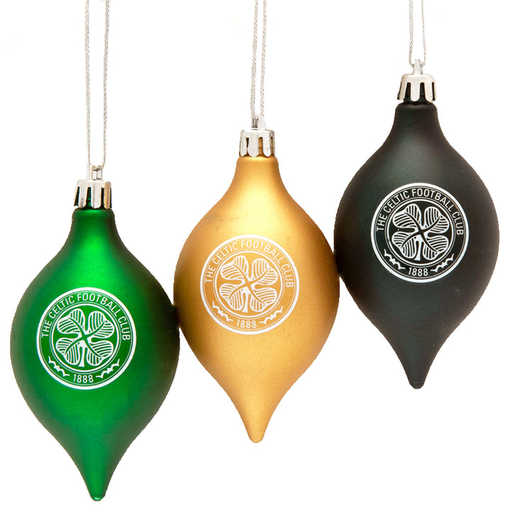 Celtic FC 3pk Vintage Baubles by Celtic FC