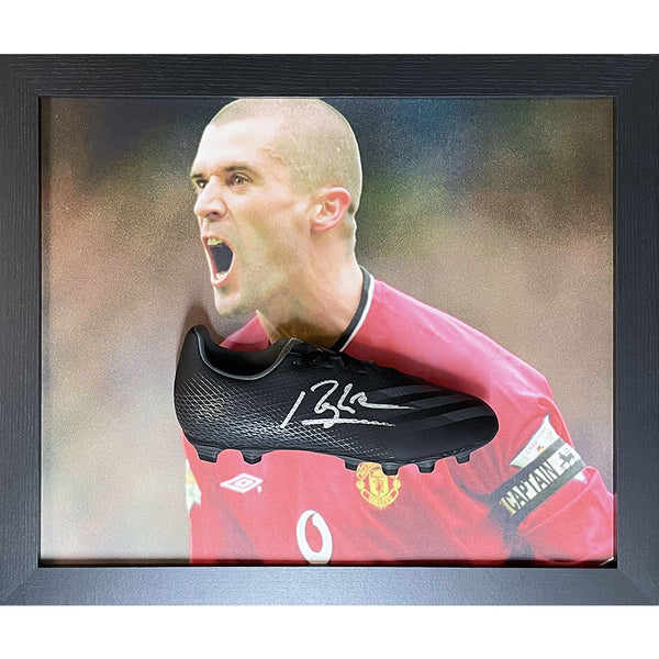 Manchester United FC Keane Signed Boot (Framed)