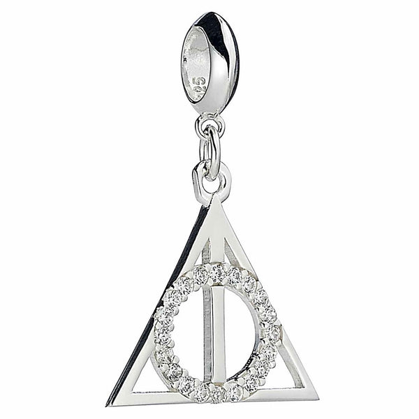 Harry Potter Sterling Silver Crystal Charm Deathly Hallows by Harry Potter