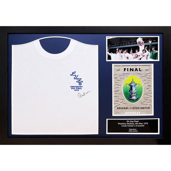 Leeds United FC 1972 Clarke Signed Shirt (Framed) by Leeds United FC