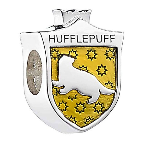 Harry Potter Sterling Silver Spacer Bead Hufflepuff