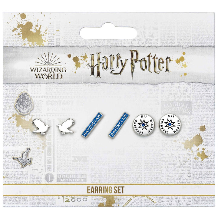 Harry Potter Silver Plated Earring Set Ravenclaw by Harry Potter