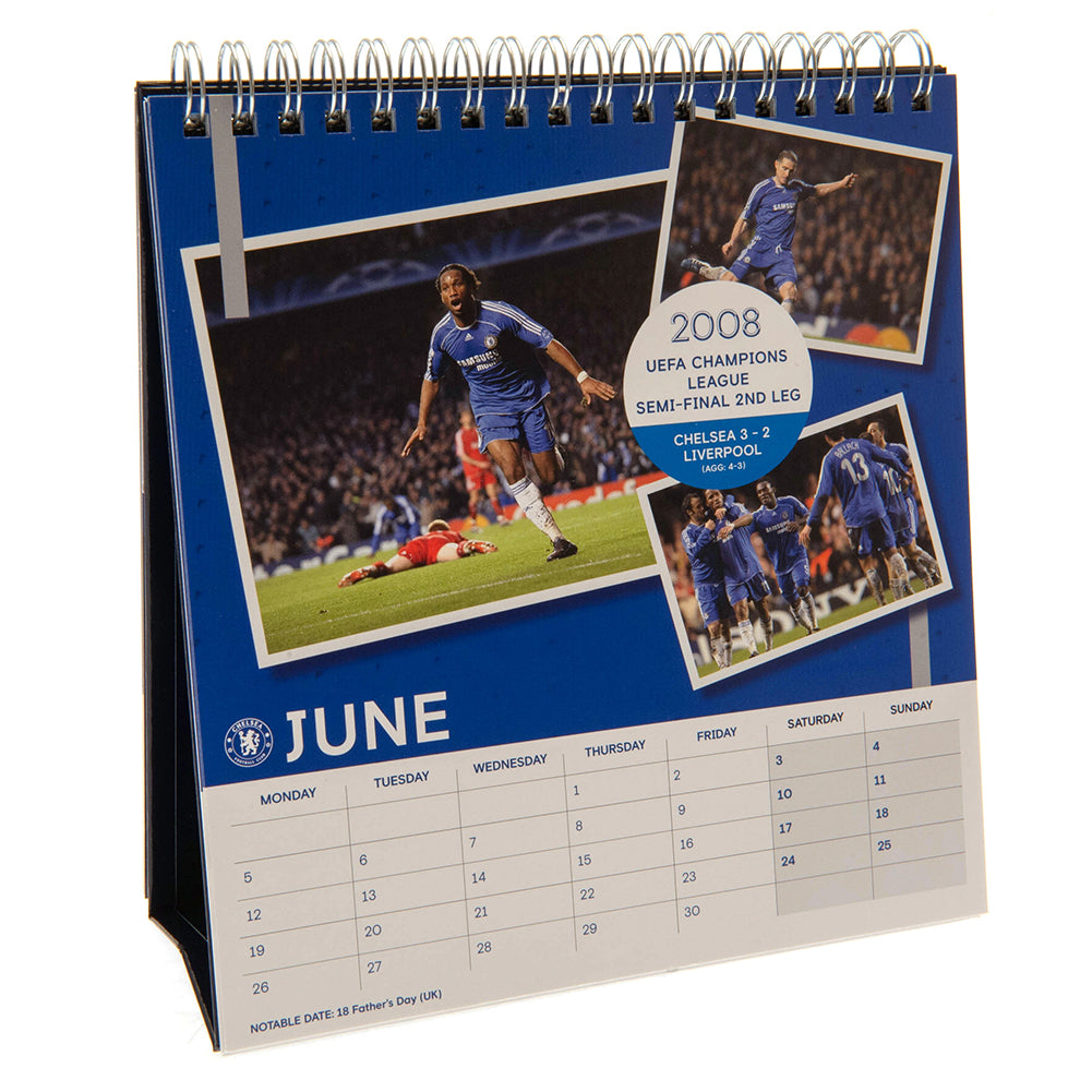 Chelsea FC Desktop Calendar 2023 by Grin Entertainment Store