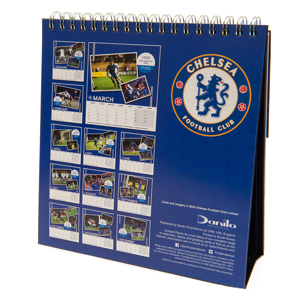 Chelsea FC Desktop Calendar 2023 by Grin Entertainment Store