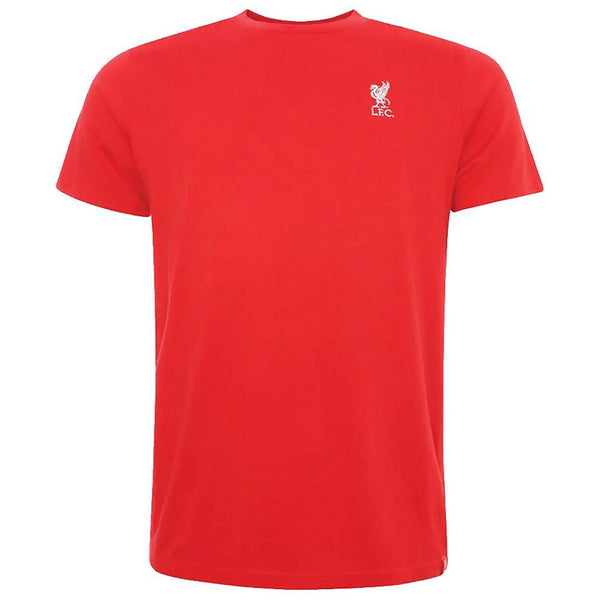 Liverpool FC Embroidered T Shirt Mens Red Small by Liverpool FC